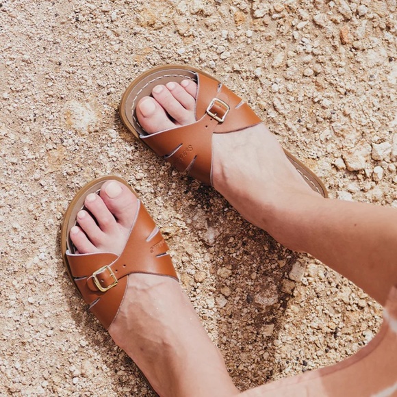 🆕 SALT WATER Sandals Women’s Genuine Leather size 7 - Picture 1 of 5